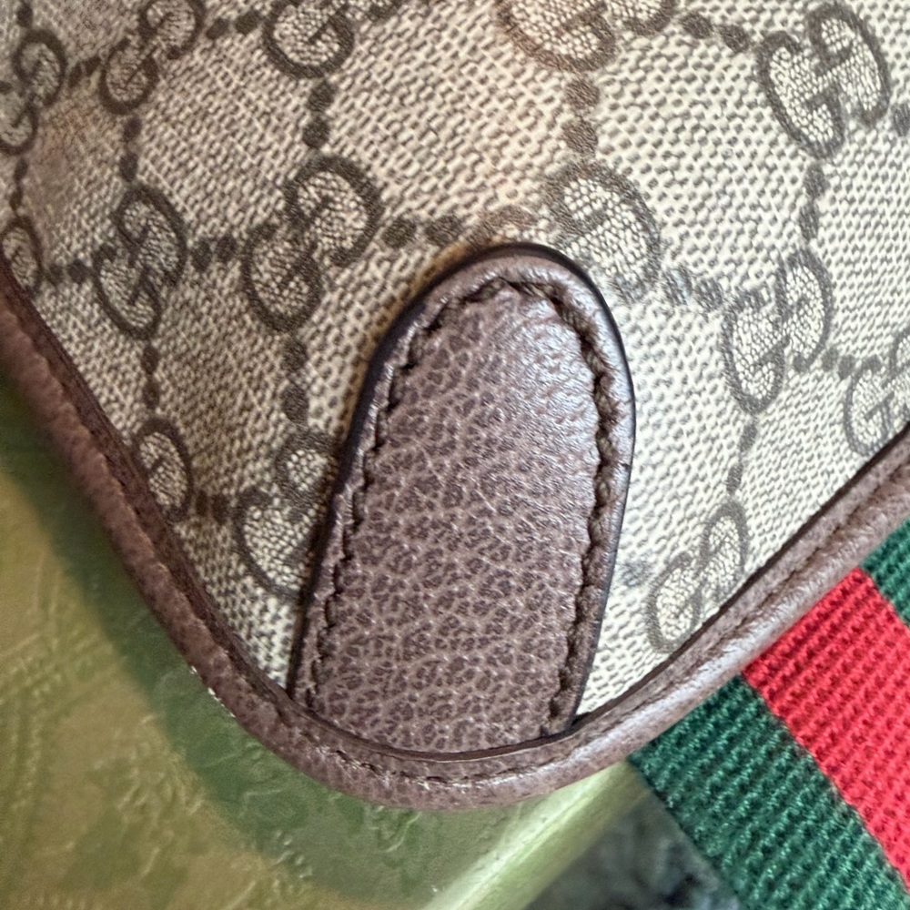 Gucci Beige and Brown Monogram Bag - Picture 3 of 16